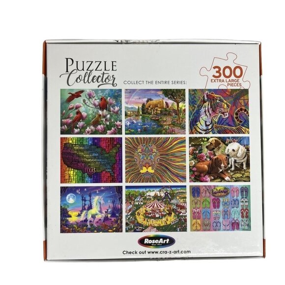 Puzzle Collector Rose Art 300 Piece Puzzle The Iron Horse by Mike Bennett - Picture 2 of 5